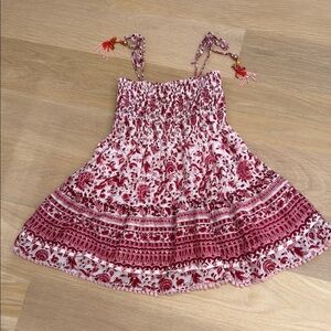 Charming Pink Floral Kids Blouse